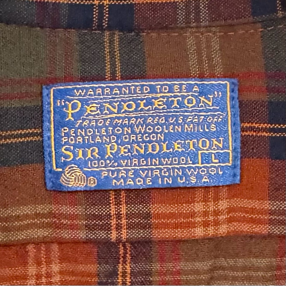 Pendleton Classic Sir Pendleton 100% Virgin Wool … - image 7